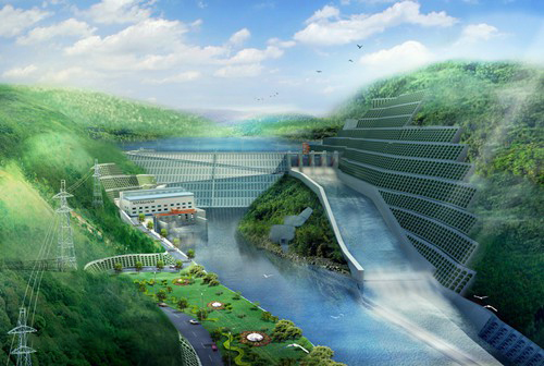 白云老挝南塔河1号水电站项目